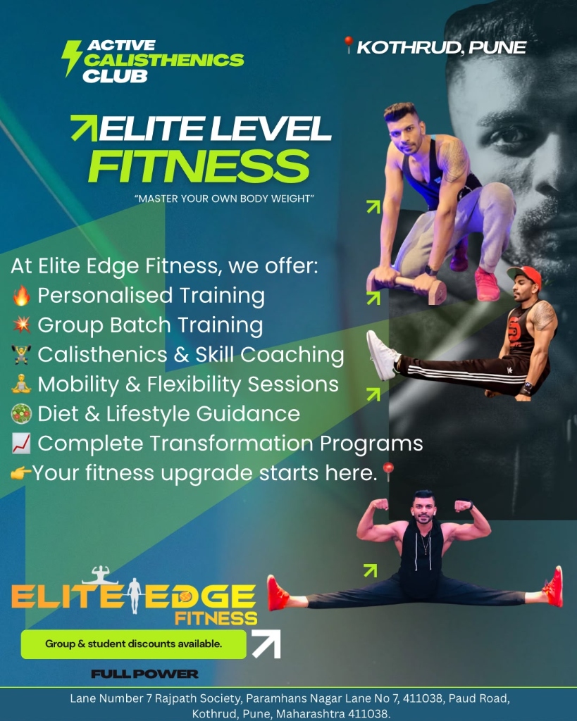 Ginieel - Founder (Elite Edge Fitness) pushup pose